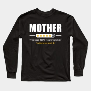 Five Stars Mother Long Sleeve T-Shirt